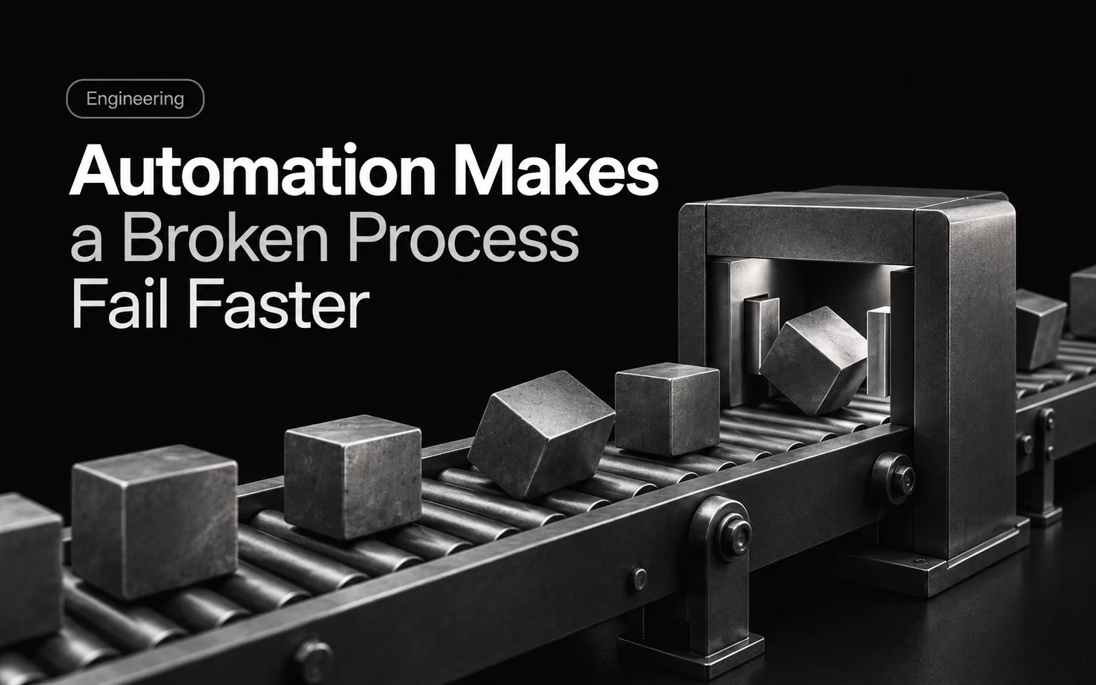 Automation Makes a Broken Process Fail Faster illustration