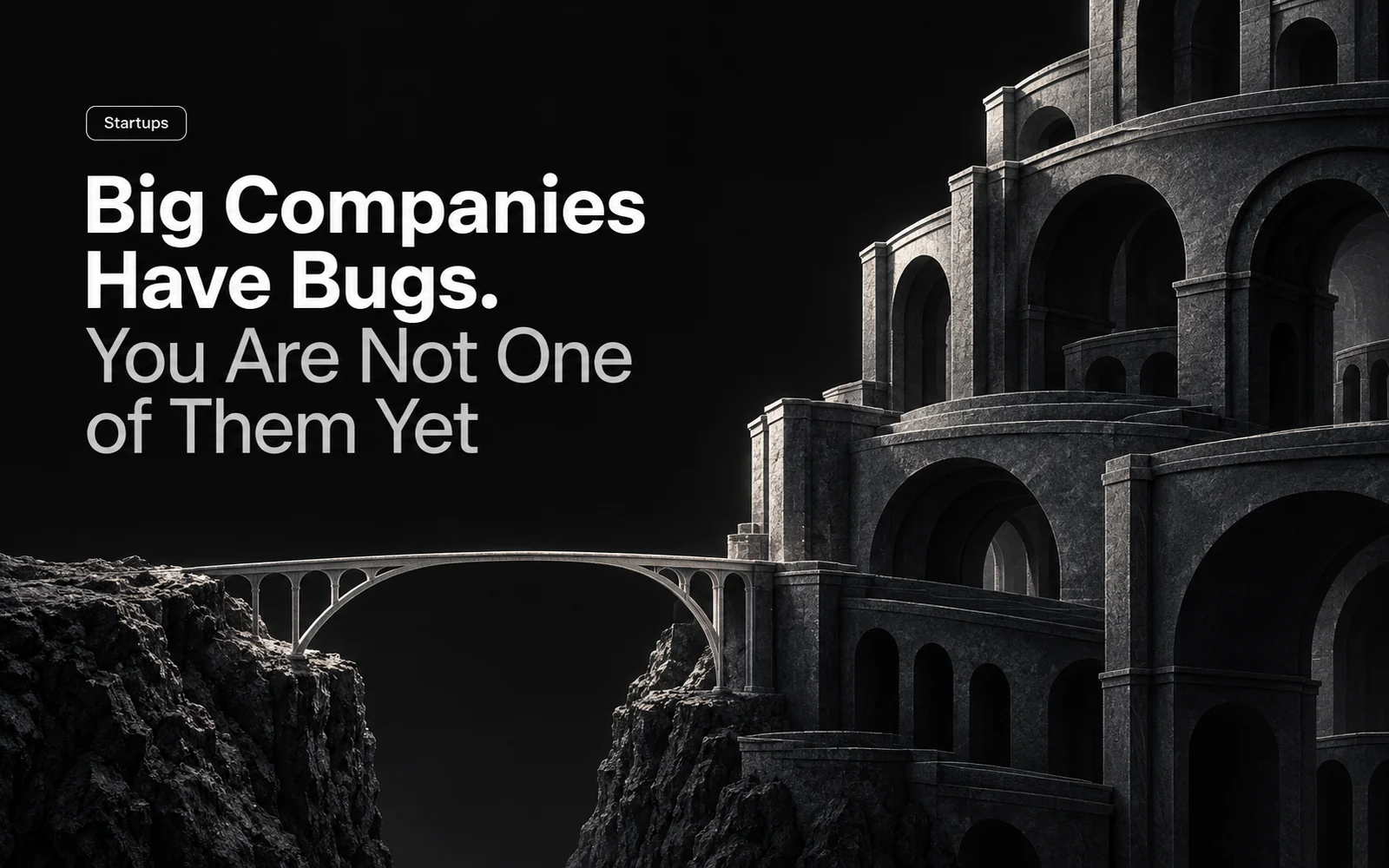 Big Companies Have Bugs. You Are Not One of Them Yet illustration