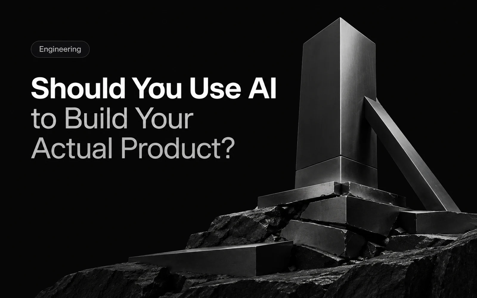 Should You Use AI to Build Your Actual Product? illustration